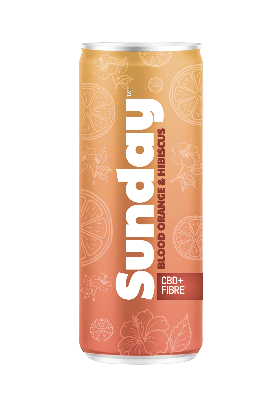 Blood Orange & Hibiscus 25mg CBD + Fibre (Pack of 6)